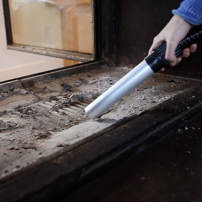 Bikain Di1200inox - Aspirador de Cenizas (1200 W, 20 L, Cuba Inoxidable) Color Plata 